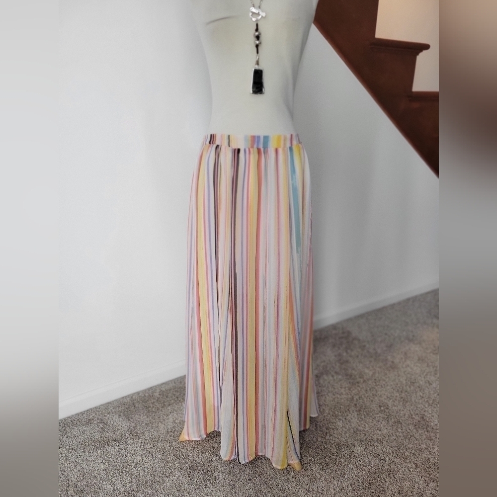 Cupio‎ maxi striped skirt Size M